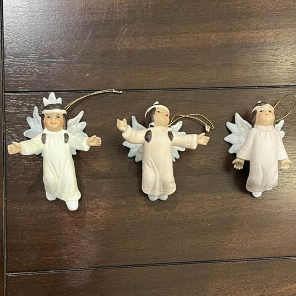 Vintage 1993 House of Lloyd Christmas Around the World Native American Ornaments